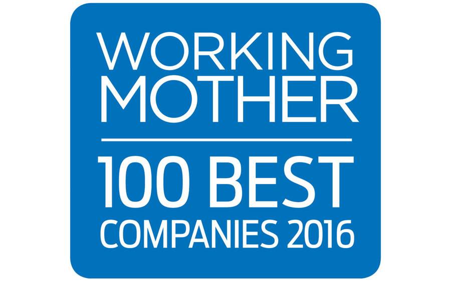 Working Mother 100 Best Companies 2016 Award Logo
