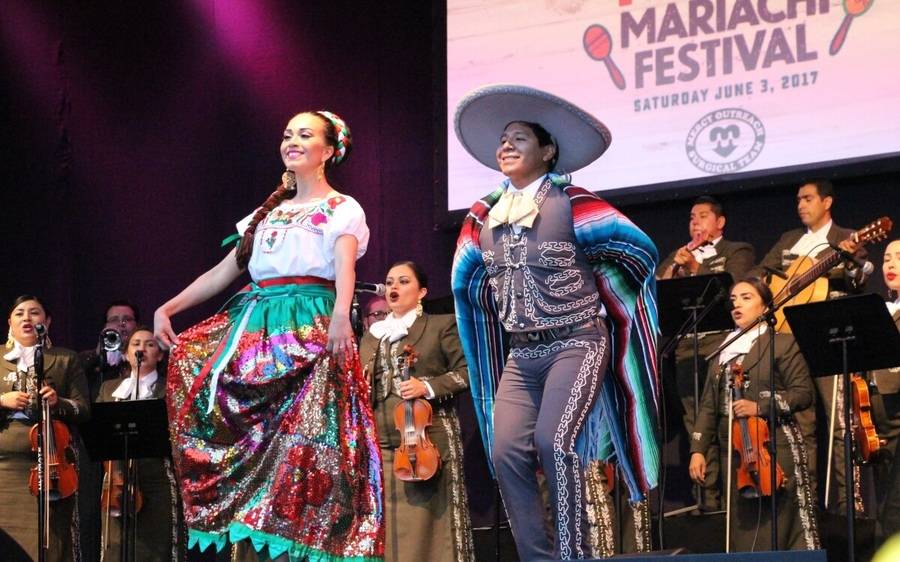 Mariachi performers entertain the audience at the sixth annual Mariachi Festival where Scripps M.O.S.T. raised $250,000.
