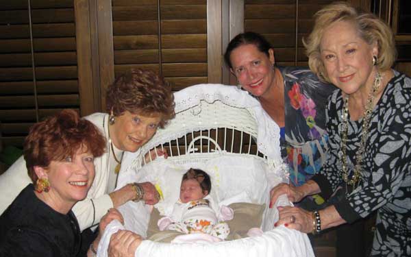 Grandmothers with grand baby