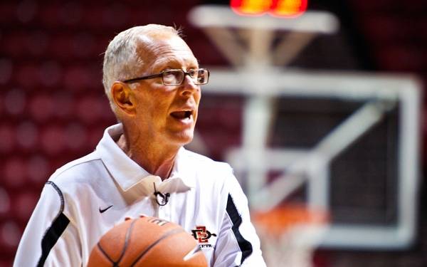 San Diego State basketball coach Steve Fisher urges everyone to keep close tabs on their health scores.