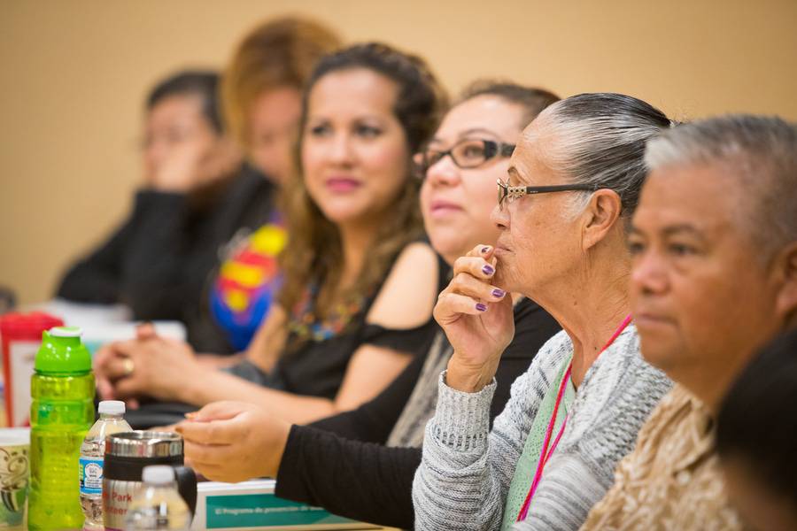 Students of a diabetes prevention class.