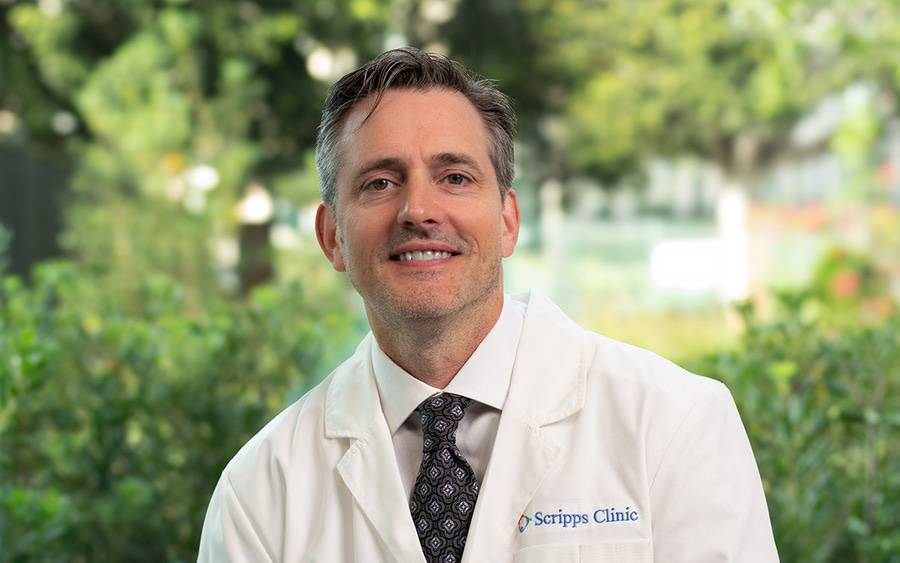 Mark Sturdevant, MD, program director and division head of the Scripps Center for Organ and Cell Transplantation.