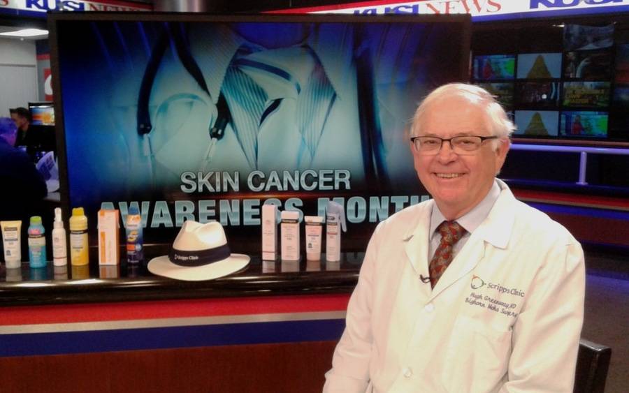 Dr. Hubert Greenway discusses skin cancer on KUSI.