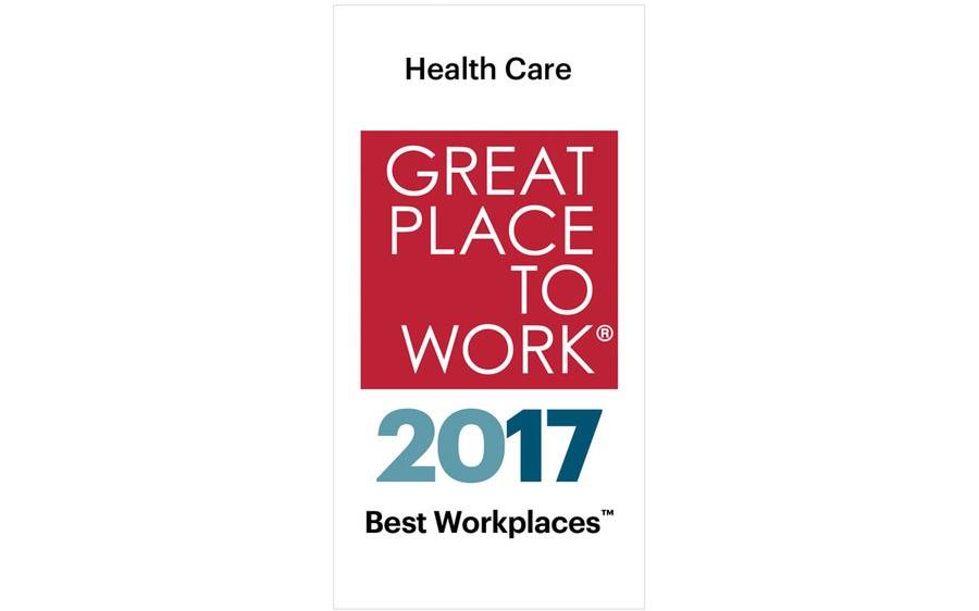 The 2017 Fortune Great Place to Work logo where Scripps earned a No. 9 ranking. 