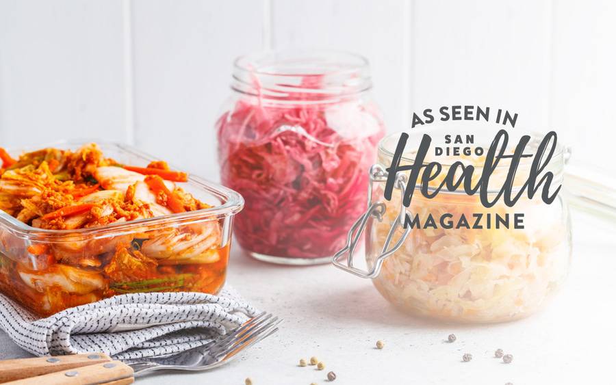 Foods like fermented vegetables, sauerkraut and tempeh can improve your gut health - SD Health Magazine