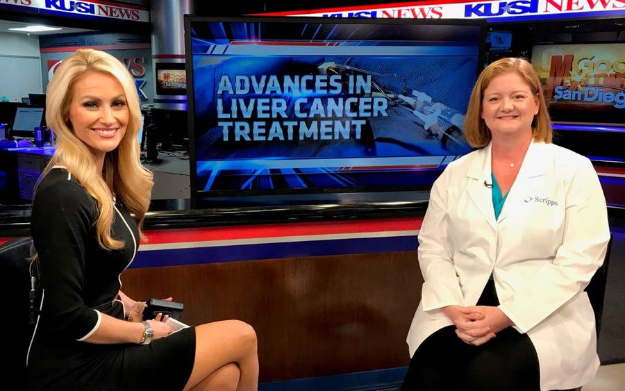 KUSI anchor Lauren Phinney and Dr. Catherine Frenette of Scripps Clinic