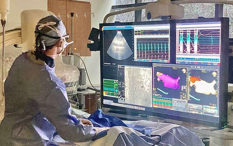 A Scripps doctor performs a pulsed field ablation procedure for AFib, representing the slate of media attention its garnered.