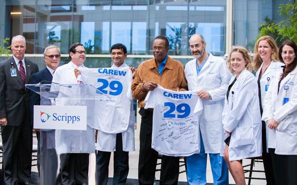 Scripps Health San Diego Patient, Rod Carew’s recovery.