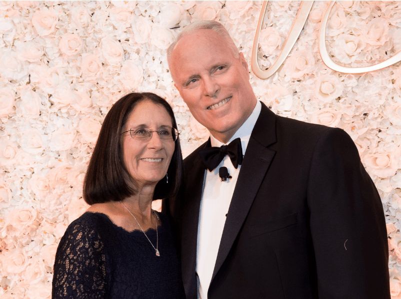 Rosemary Van Gorder and Chris Van Gorder, Scripps Health President and CEO at Candlelight Ball 2018.