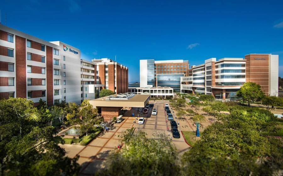 The campus of Scripps Memorial Hospital La Jolla, which received an A grade in patient safety from Leapfrog.