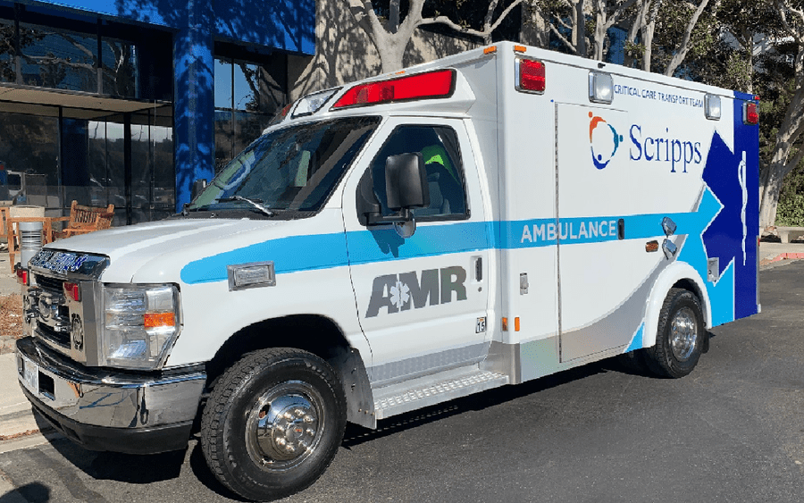 Specialty critical care ambulance at Scripps.