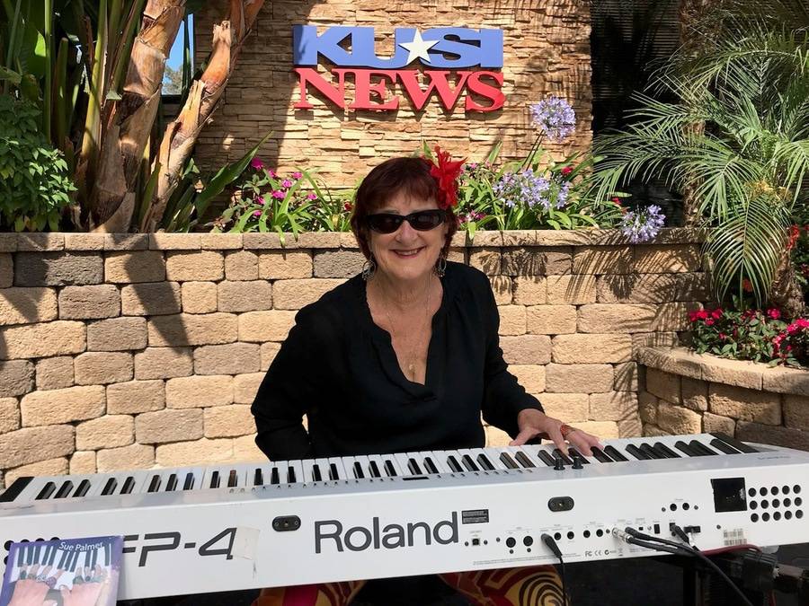 Cancer survivor Sue Palmer is a musician who recently performed on KUSI.