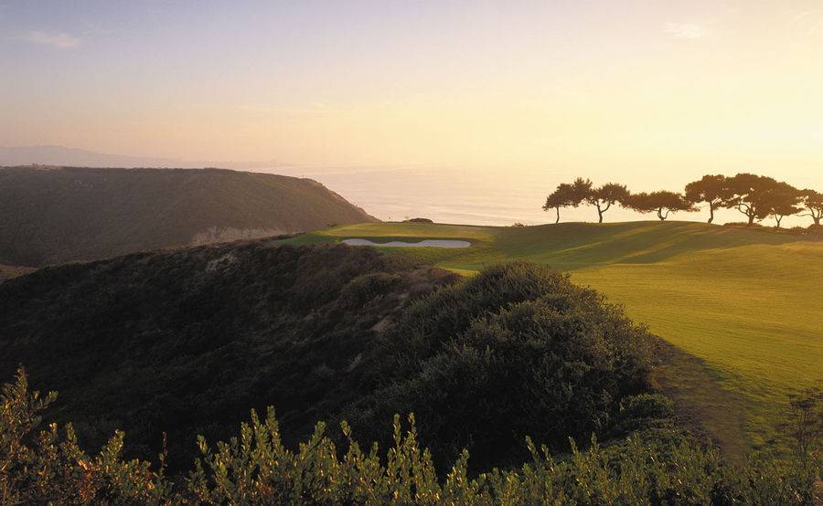 An aerial view of Torrey Pines golf course in La Jolla represents one of the many activities out-of-town patients can enjoy in San Diego.