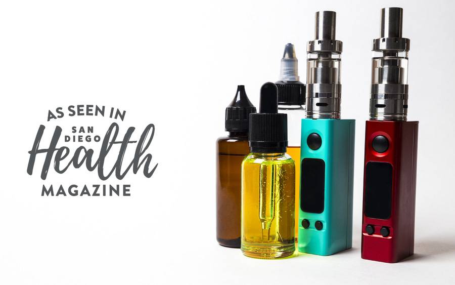 Despite their health risks, vaping devices like these electronic cigarettes have become increasingly popular among teens and young adults. 