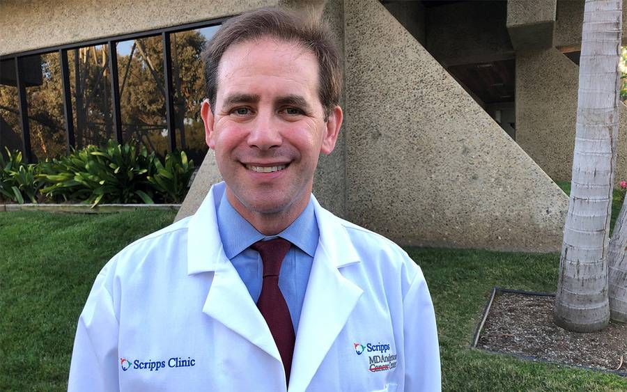 Darren Sigal, MD, who led a unique immunotherapy clinical trial for liver cancer covered by the San Diego Union-Tribune.