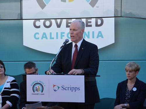 Covered California media event Scripps Health San Diego