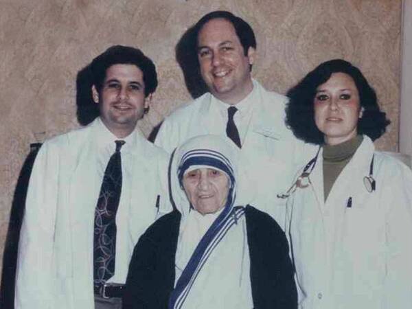 Dr. Teirstein and Mother Theresa 