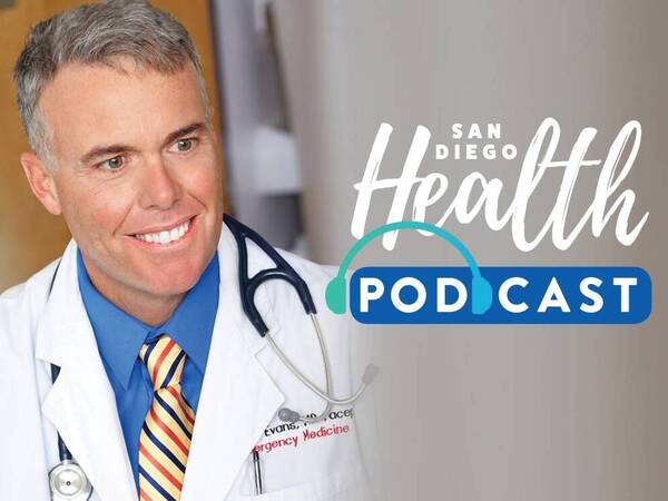 Shawn Evans, MD, is an emergency medicine physician, who is featured in San Diego Health podcast.