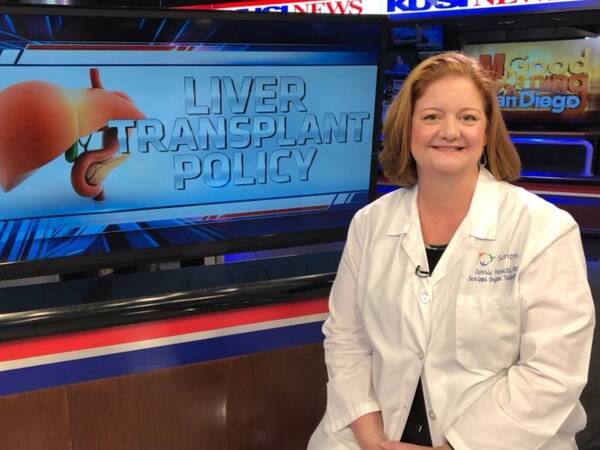 Dr. Catherine Frenette was recently featured on KUSI discussing a new liver allocation policy.