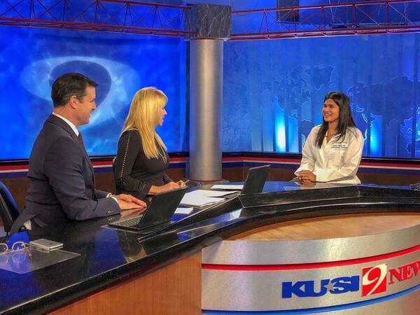Dr. Poulina Uddin, cardiology, recently went on KUSI to discuss heart care.