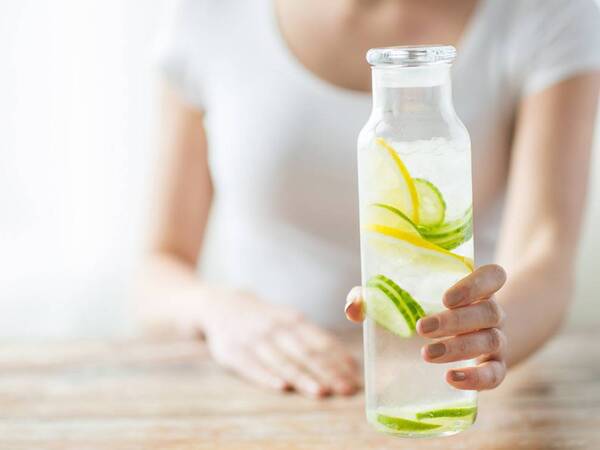 This refreshing carafe of water with cucumber and lemon slices can help you quench your thirst and avoid dehydration in San Diego’s sunny, dry climate. 