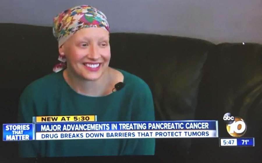 A Scripps cancer patient who was part of a promising clinical trial was profiled by 10News.