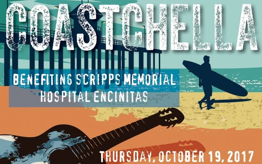 A promo ad for the second annual Scripps Coastchella benefit event at Belly Up in Solana Beach on October 19, 2017,