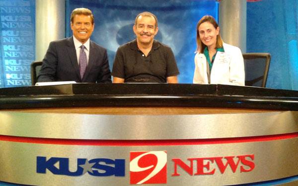 Allen Jeff Marin and KUSI Team. Scripps Health, San Diego