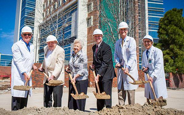 John R. Anderson V Medical Pavilion groundbreaking ceremony on the Scripps Memorial Hospital La Jolla campus.