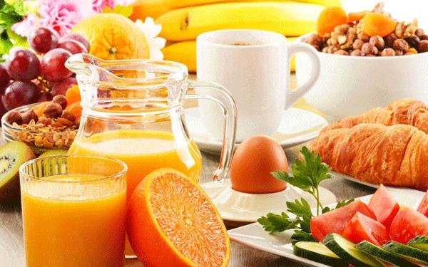 Healthy breakfast.