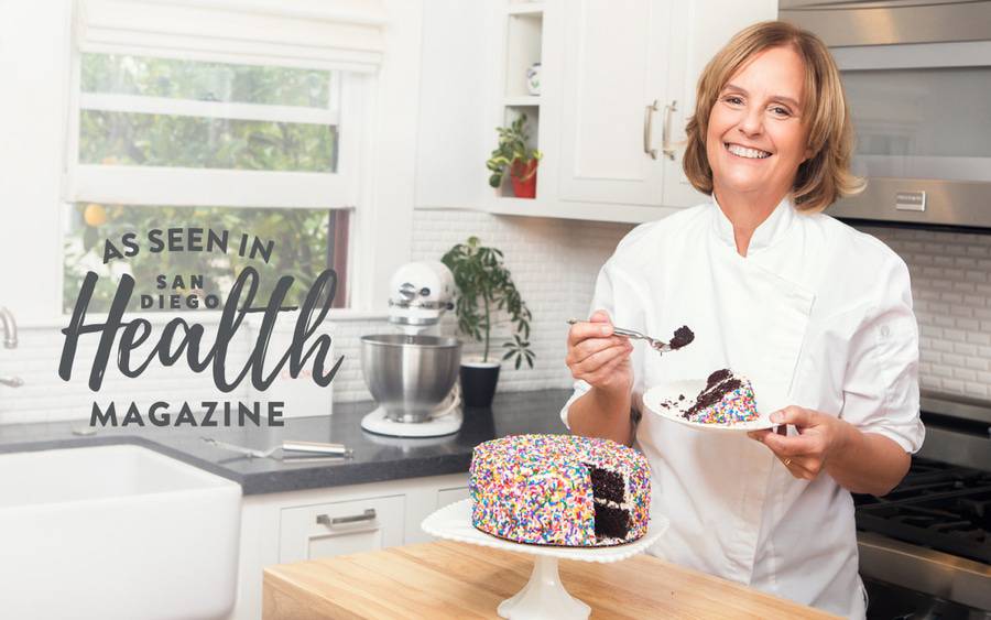 Attorney-turned-baker, Melanie Petersen, flew accross country to Scripps for her cancer care.