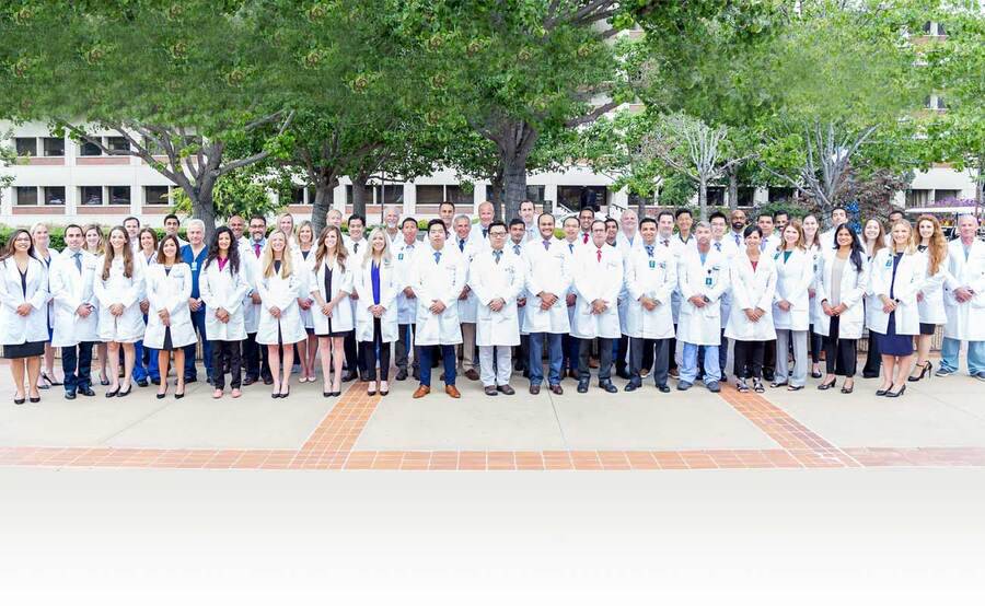 Cardiovascular Medicine Fellowship Program fellows and faculty gather for a group photo.
