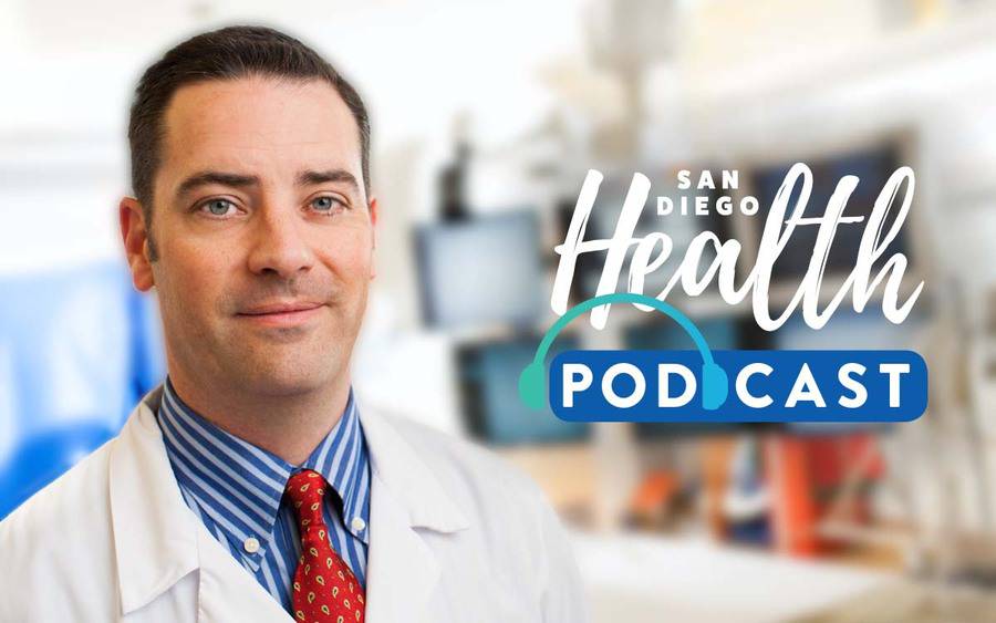Dr. Curtiss Stiniss, cardiologist, discusses coronary heart disease in San Diego Health podcast.