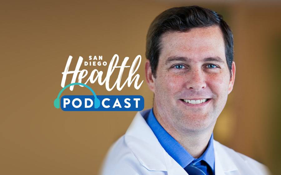 Dr. Thomas Alexander, otolaryngologist at Scripps Clinic, discusses hearing loss in San Diego Health podcast.