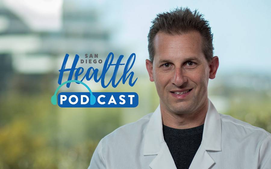 Dr. Matthew Levine, a Scripps endocrinologist, discusses thyroid issues in San Diego Health podcast.