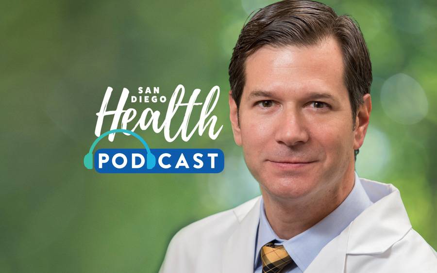 Dr. Jeffrey Weiss, vascular surgeon, discusses varicose veins in San Diego Health podcast.