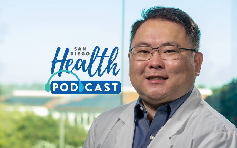 Dr. Steven Zhao discusses asthma in San Diego Health podcast.