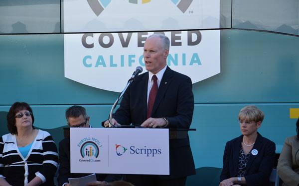 Covered California media event Scripps Health San Diego