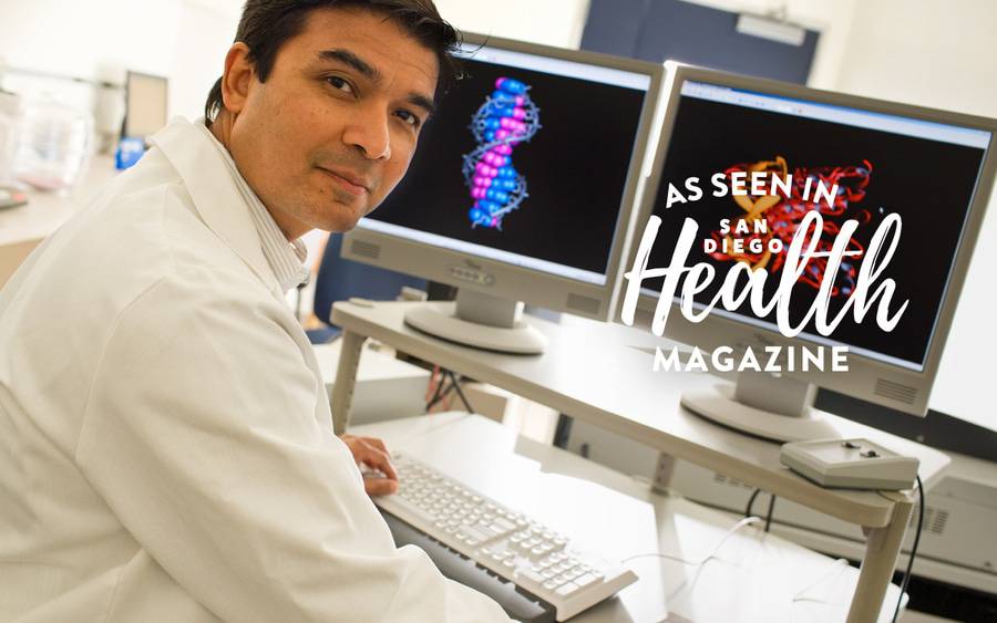Darryl D’Lima, MD, PhD, director, Orthopaedic Research Laboratories, SCORE, Scripps Clinic. SD Health Magazine
