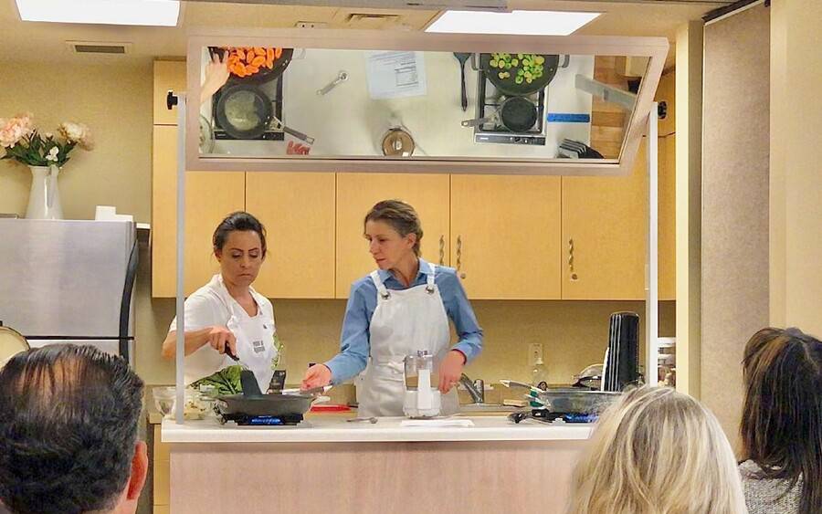 Scripps registered dietitians prepare diabetes friendly recipes.