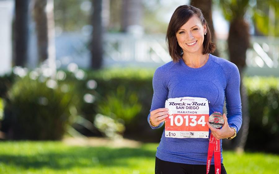 Diabetes patient, Kristy Castillo runs marathon and thanks Scripps
