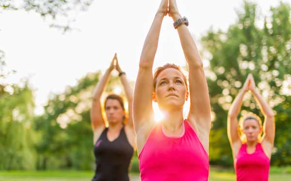 Downtown San Diego Partnership Stretch Yourself Outdoor Yoga