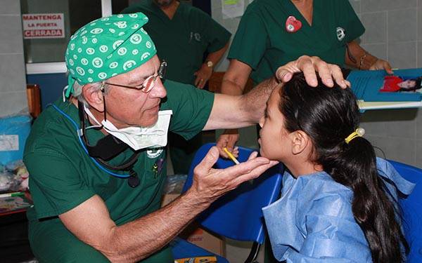 Dr. Denis Bucko works with the Mercy Medical Outreach Surgical Team (M.O.S.T.) providing free surgery to children in Mexico with cleft palates and lips.