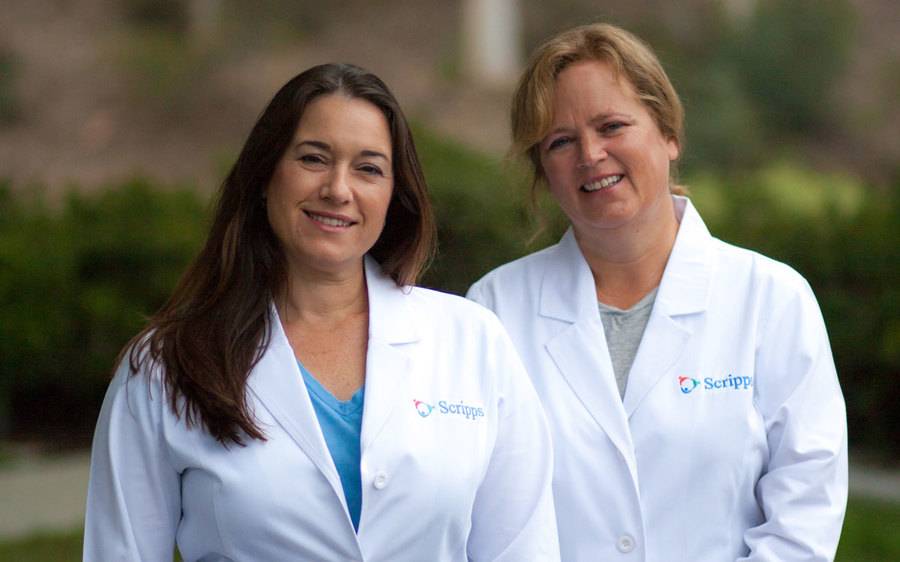 Scripps physicians, Tricia Enyedy Rambur, MD, Michele Gerber, MD.