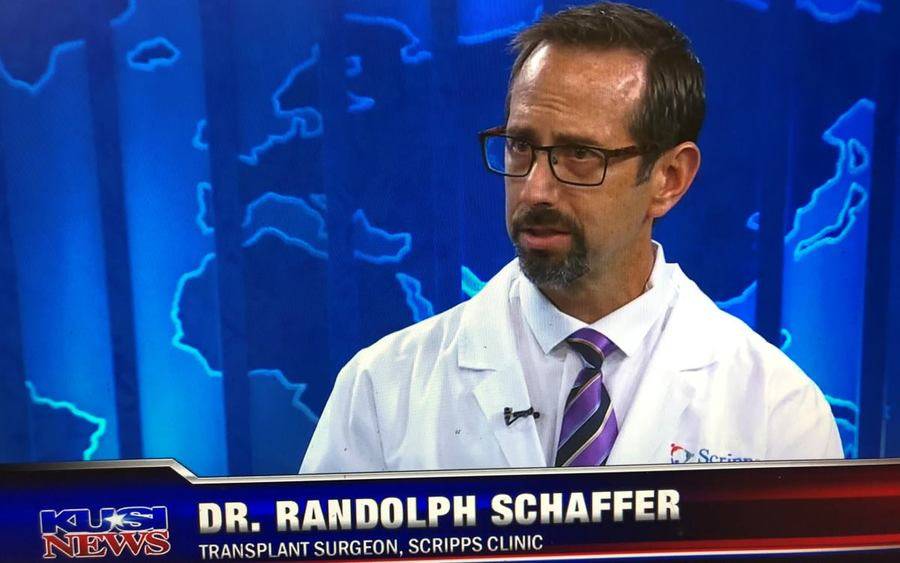 Scripps Clinic transplant surgeon Randolph Schaffer, MD