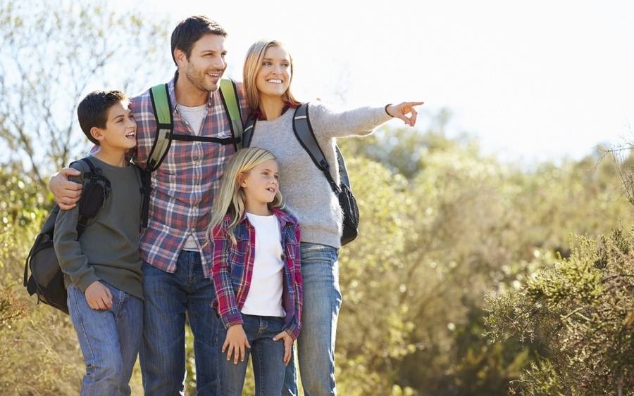 Family Hiking 