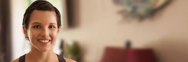 Kasey Harvey received proton therapy at Scripps Health in San Diego.