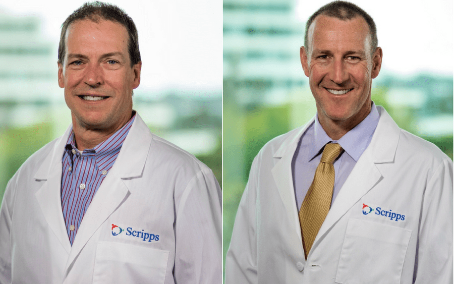 Spine specialists Tim Peppers, MD, and Jamieson Glenn, MD