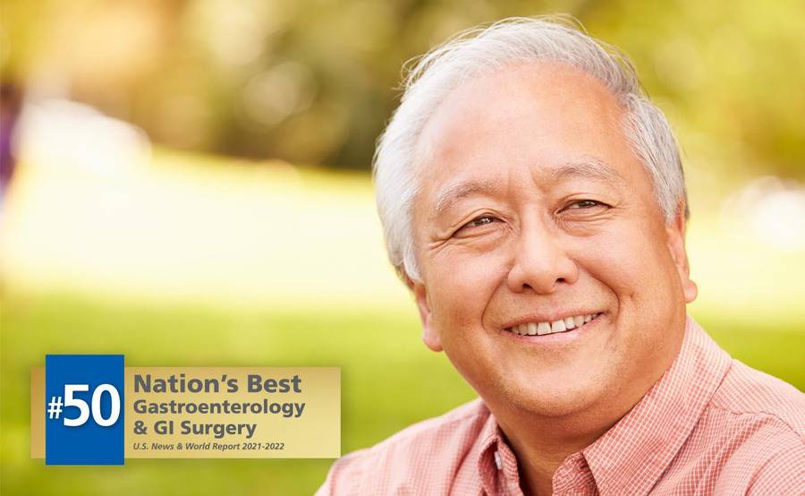 Scripps is one the the best hospitals in the nation according to the US News & World Report for Gastroenterology & GI Surgery.