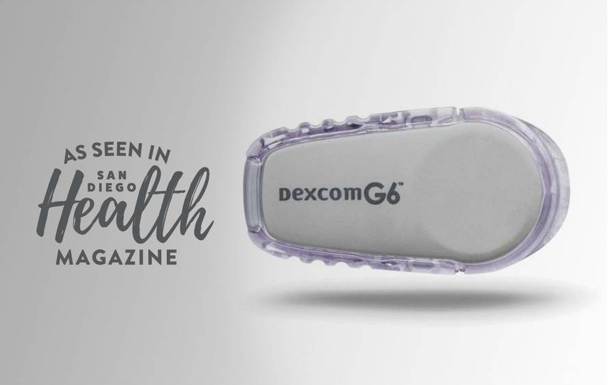 Dexcom G6 device for glucose monitoring at Scripps Mercy Hospital Chula Vista.